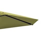 Parasol ELBA PUSH-UP 300cm sage green