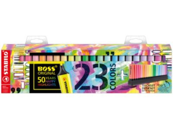 Stabilo Boss original deskset 23 stuks