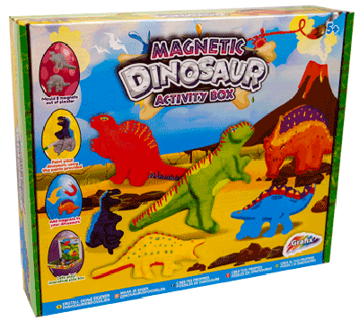 Grafix Magnetische Dino Activity Box