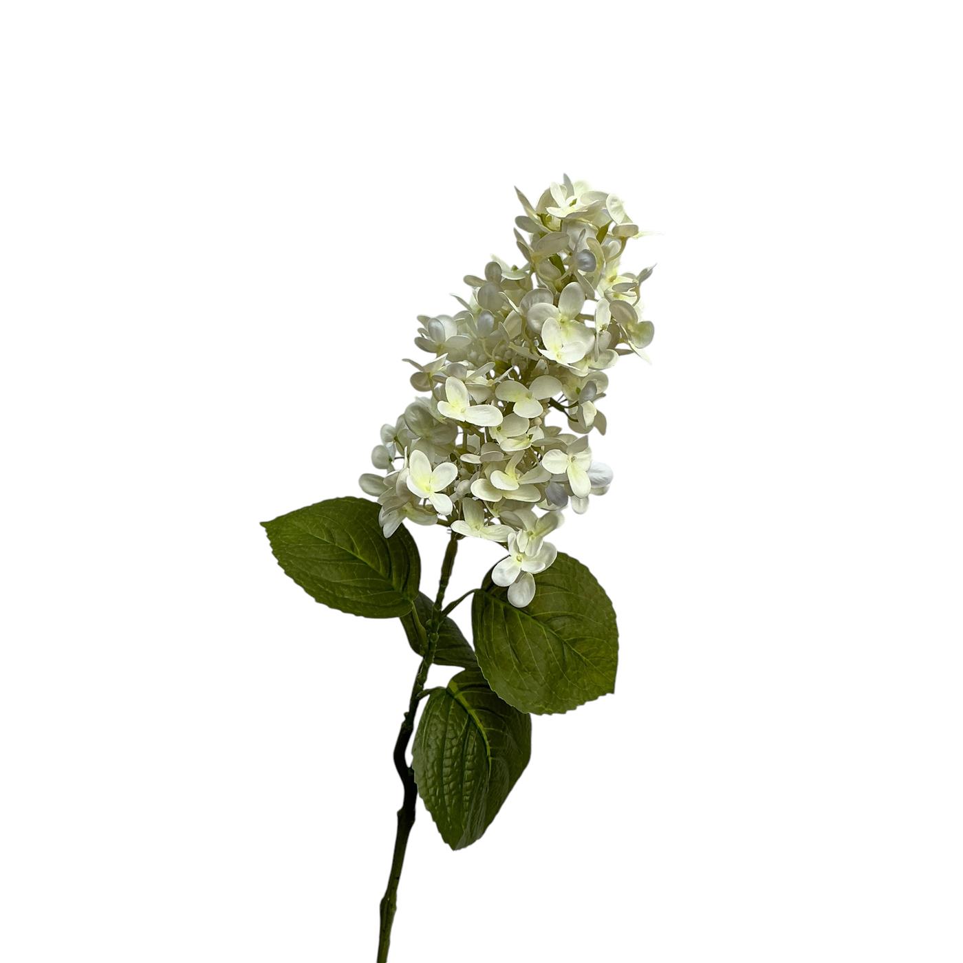 Roberts Collection Kunstbloem Hydrangea Cone Real Touch 75cm Creme