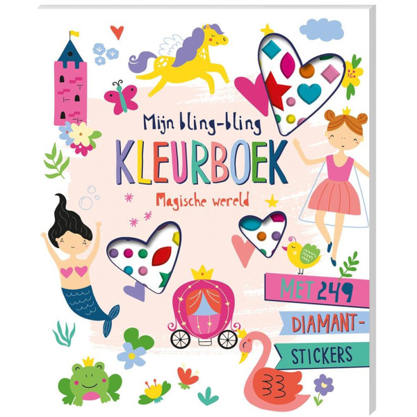 Bling-bling kleurboek Magische wereld