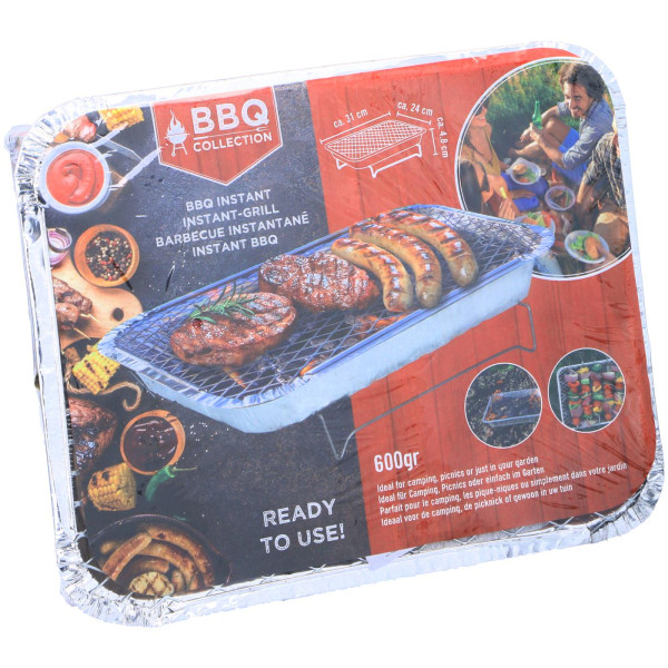 BBQ wegwerpbarbecue 600g