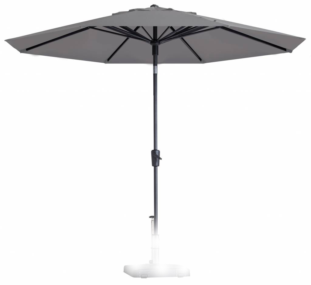 Madison Parasol Paros luxe Ø300 cm light grijs