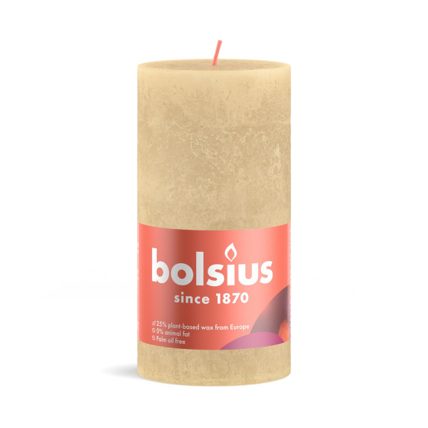 Bolsius Rustiekkaars 100/50 Beige