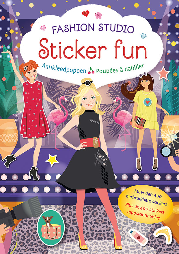 Fashion Studio Sticker Fun Aankleedpoppen