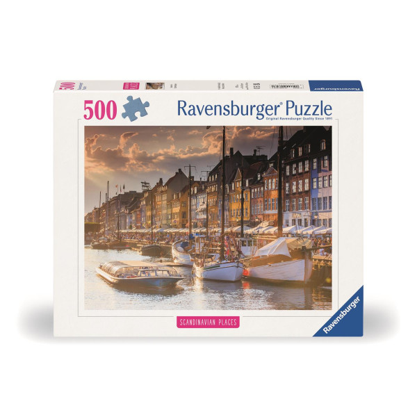 Puzzel Zonsondergang Kopenhagen 500pcs