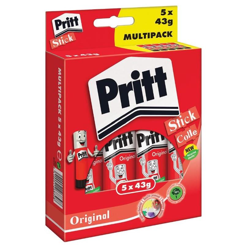 Lijmstift Pritt 43gr promopack 4+1 gratis