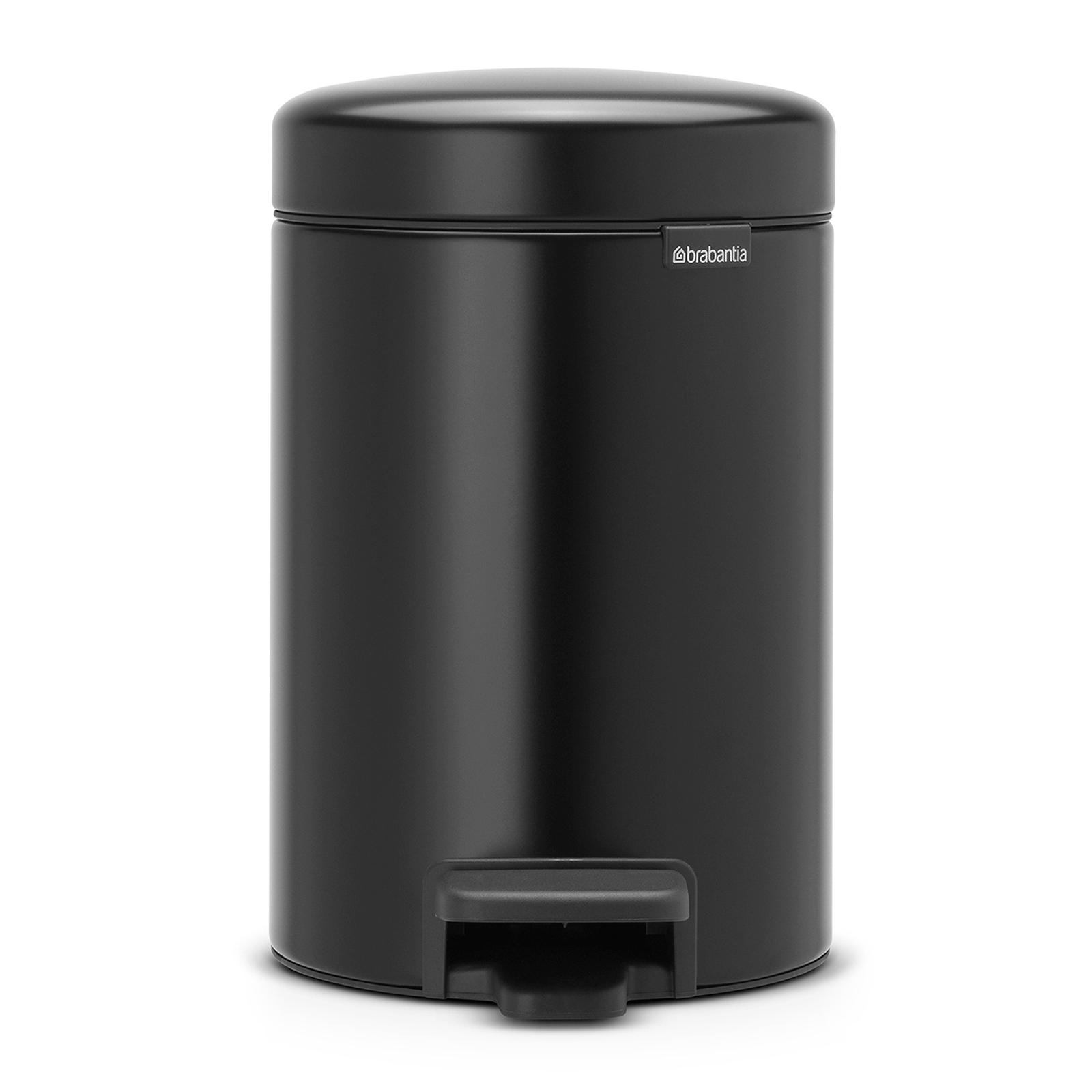 Brabantia New Icon Pedaalemmer 3L Matt Black