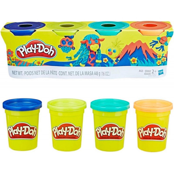 Hasbro Play Doh classic color 4 potjes