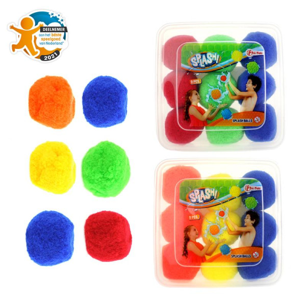 Toi Toys 9 Super splashballen 7cm