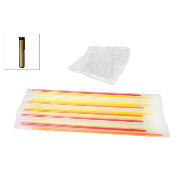 Glow sticks 50 stuks in koker 20cm