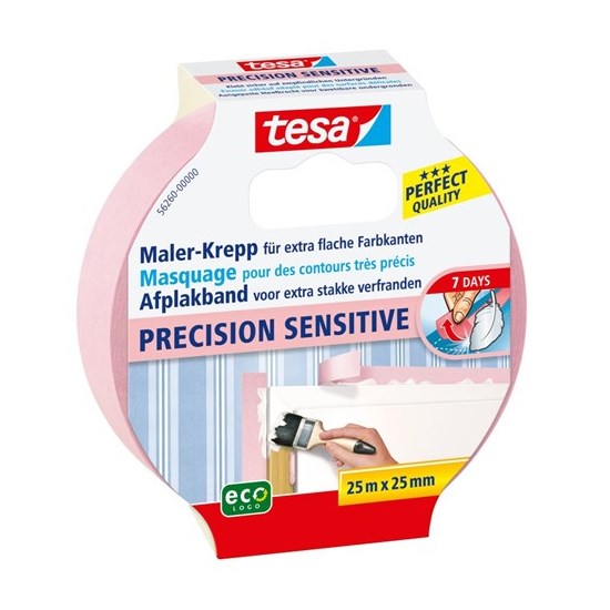 Tesa Afplakband Precisie Sensitive 25m