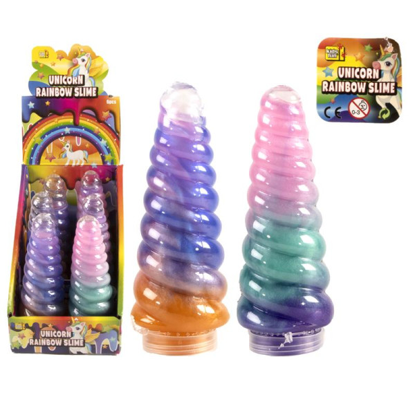 Slime putty unicorn rainbow 13cm