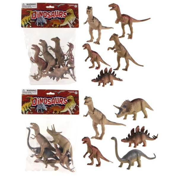 Dinosaurussen 12-15cm zak a 5 stuks