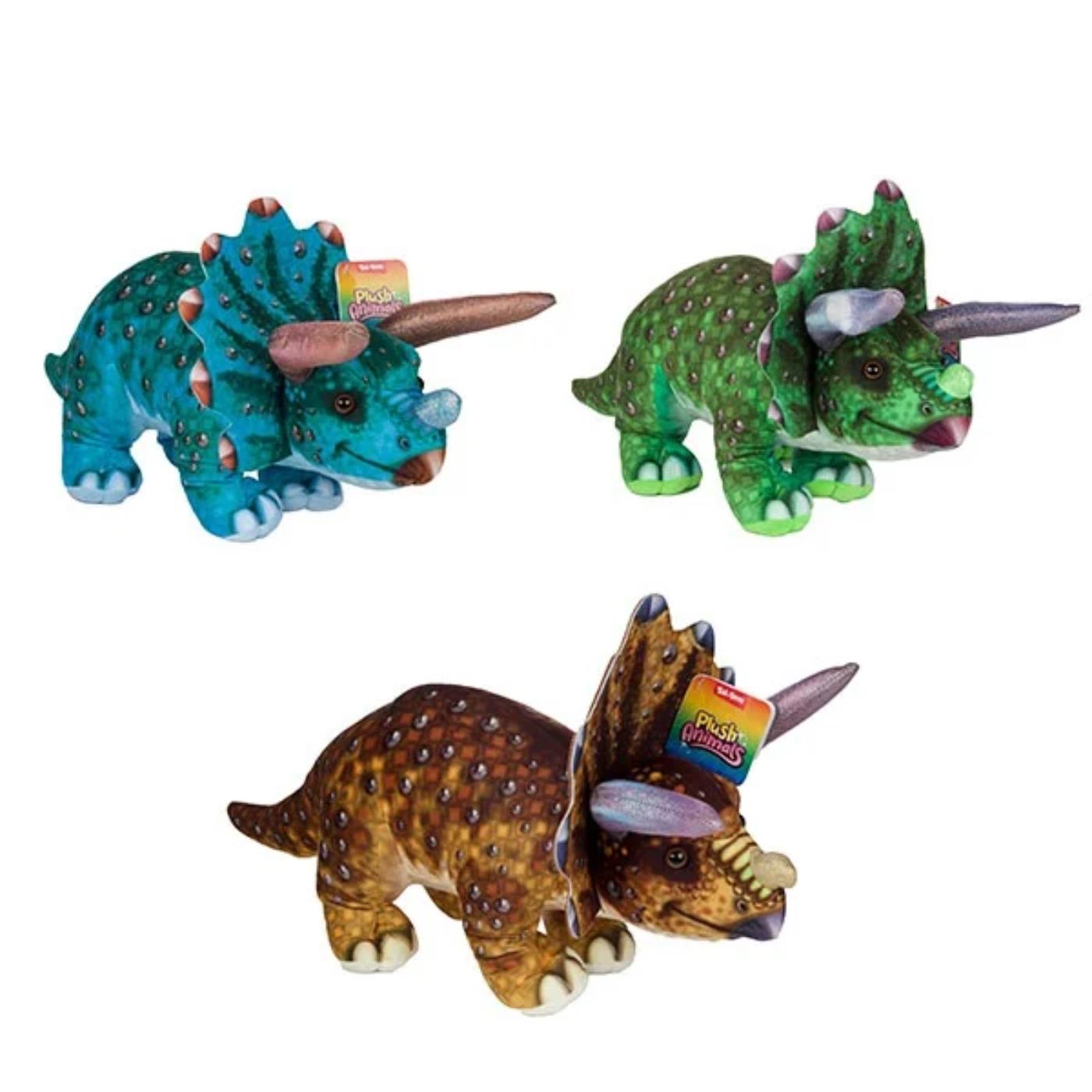 Toi Toys Pluche Dinosaurus Metal Look 40cm