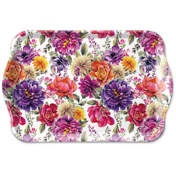 Ambiente Tray melamine 13x21cm Anne wit