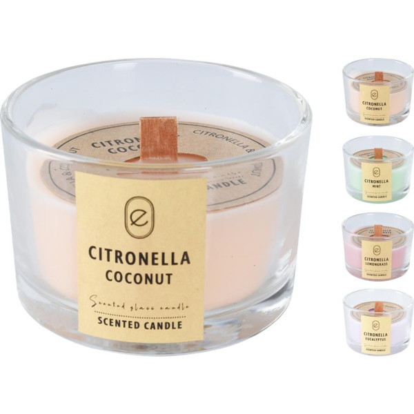 Citronella kaars in glas 5cm