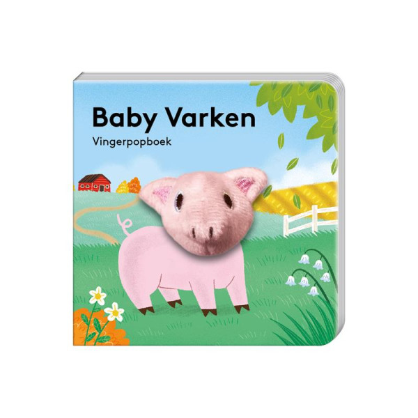 Vingerpopboek Boerderij Baby Varken