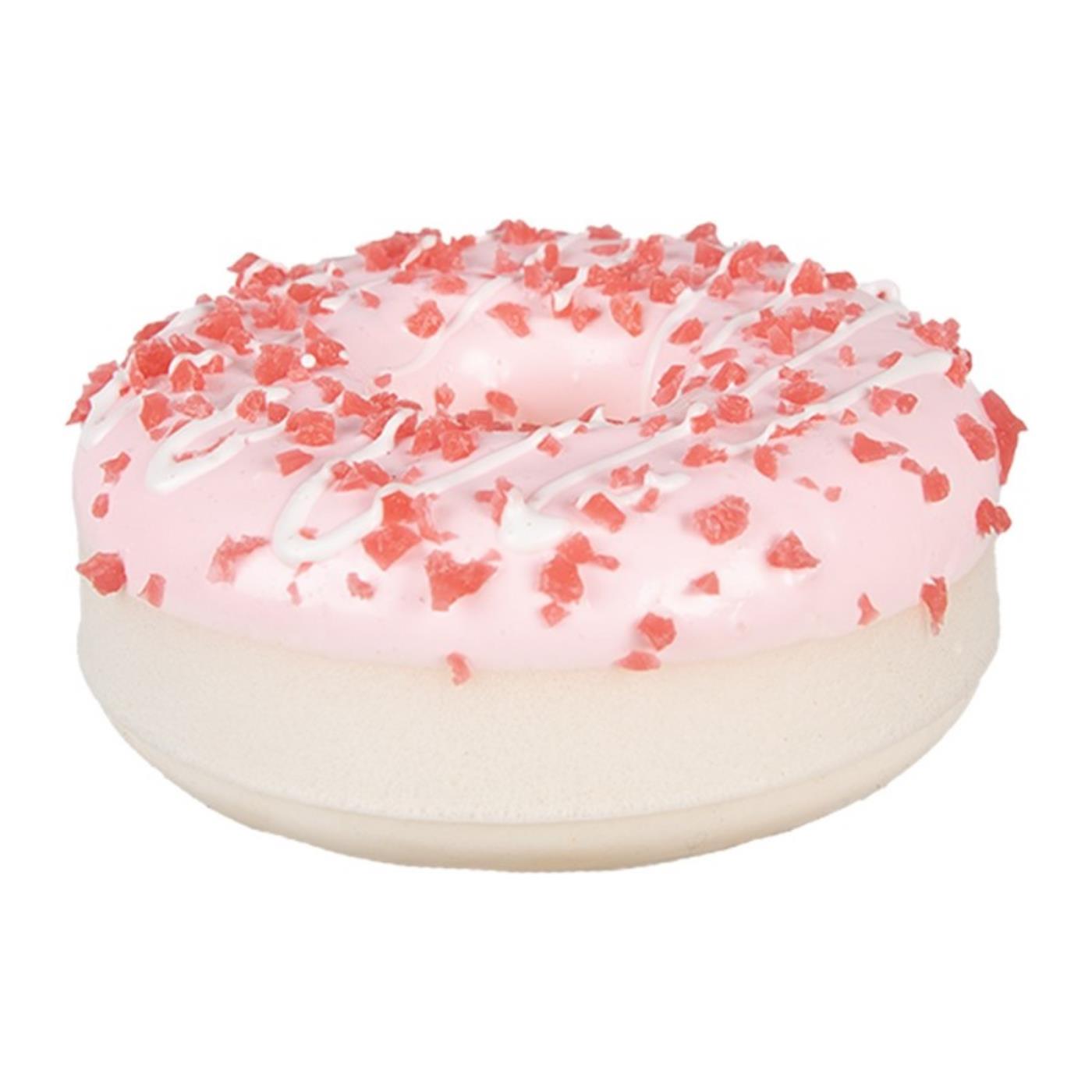 Clayre & Eef Decoratie Donut Kunststof Ø8x3cm