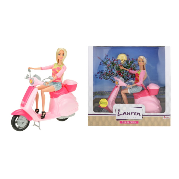 Toi Toys Tienerpop op scooter