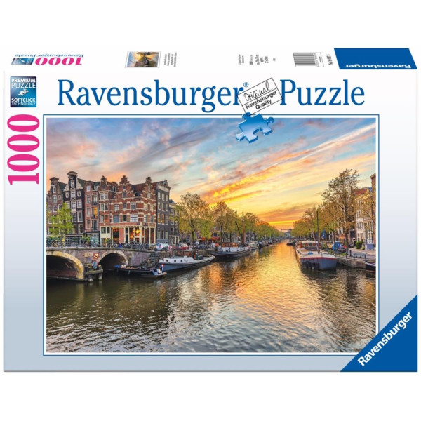 Puzzel Amsterdam grachtenoever