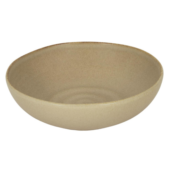 Schaal Clay beige 17x6,5cm doos a 6