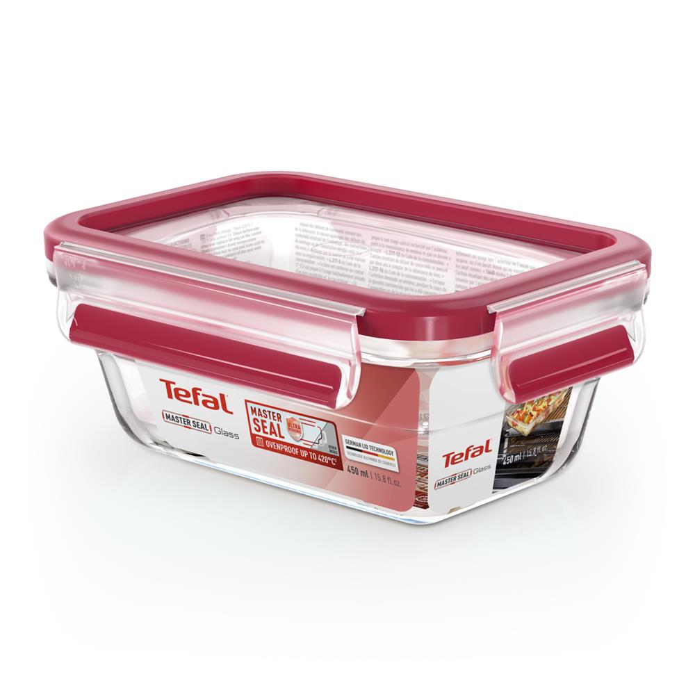 Tefal MasterSeal Glass 0,45 L Rechthoekig