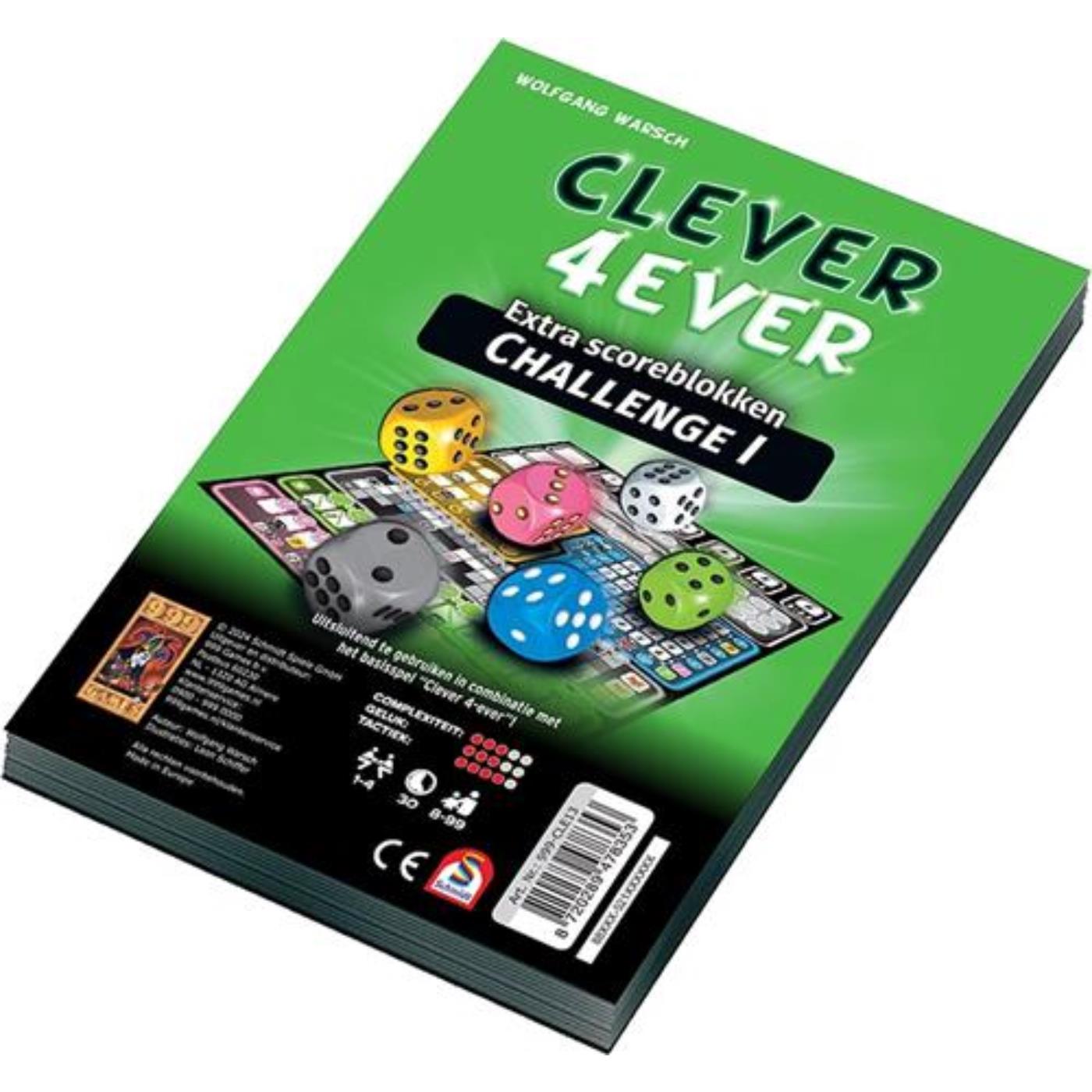 999 Games Scoreblokken Clever 4Ever Challenge