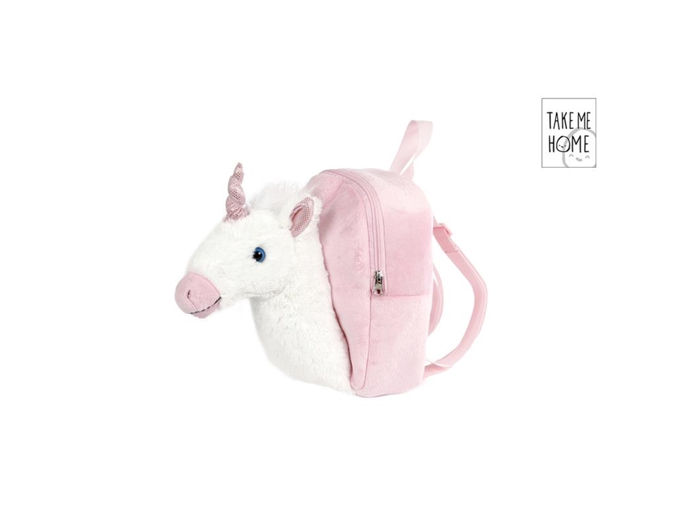 Unicorn Rugzak Met 3D Unicorn 26cm