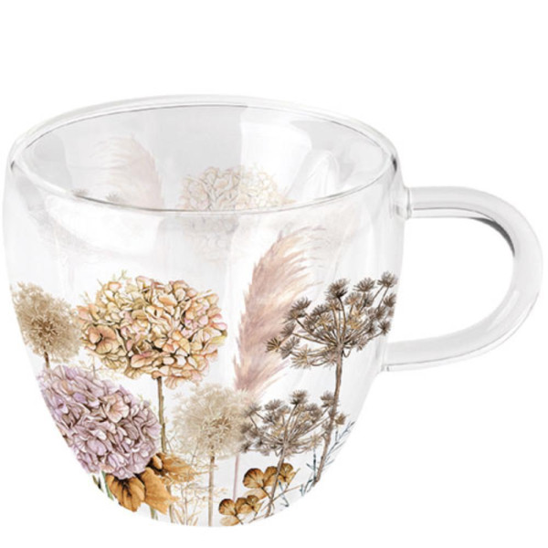 Ambiente Glas 0,2L Dried flowers