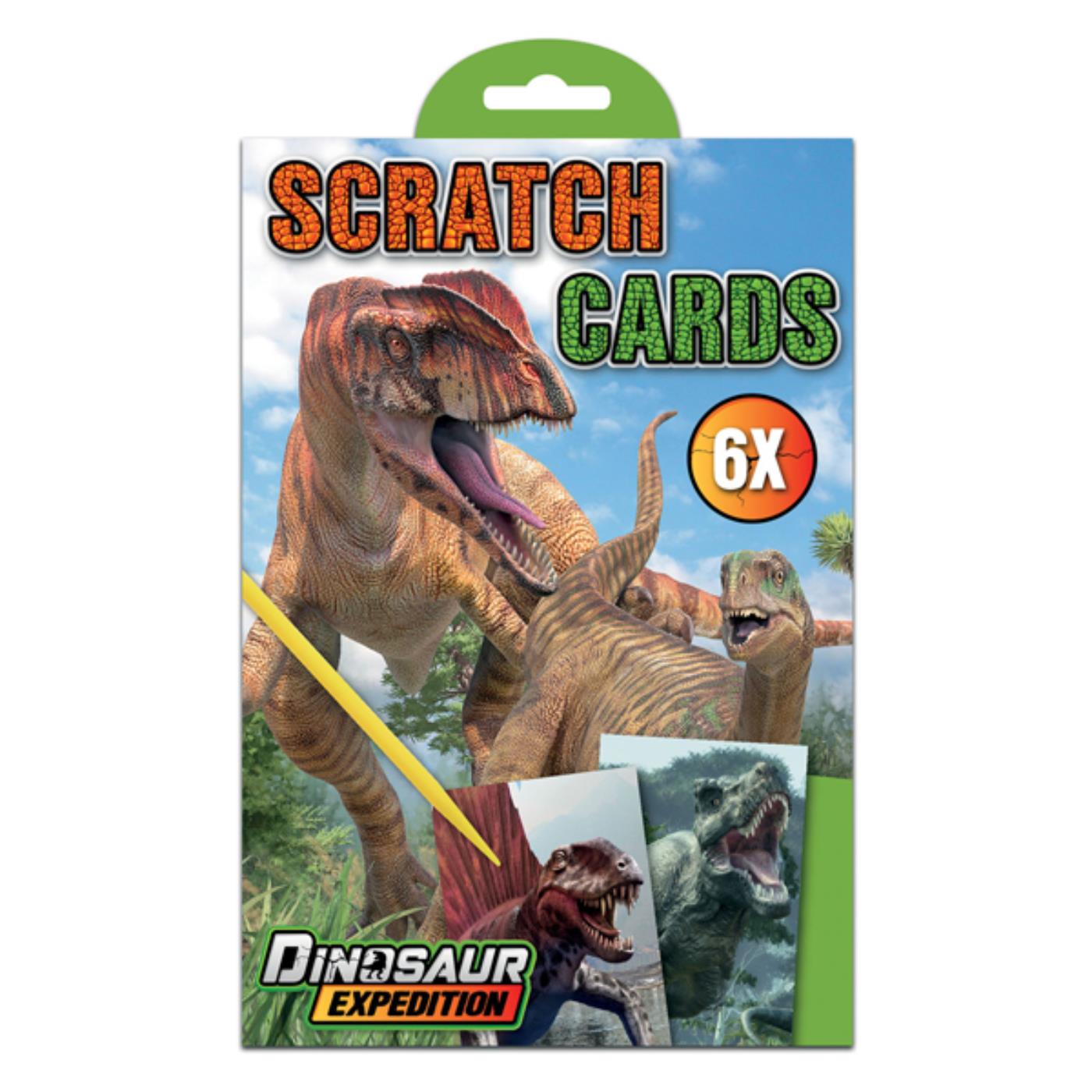 Dinosaur Expedition Dino Kraskaarten Pak A 6 Stuks 21x14 Cm