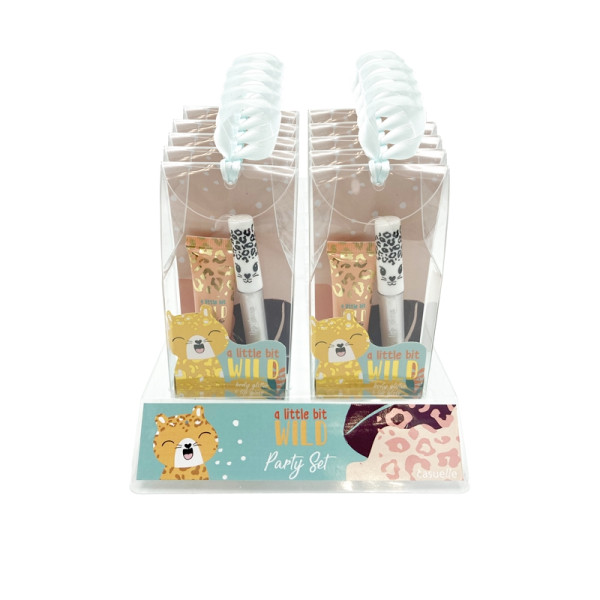 Giftset body glitter and lipgloss