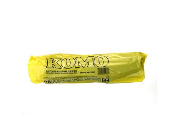 Komo afvalzakken 60L 20st 60x80cm