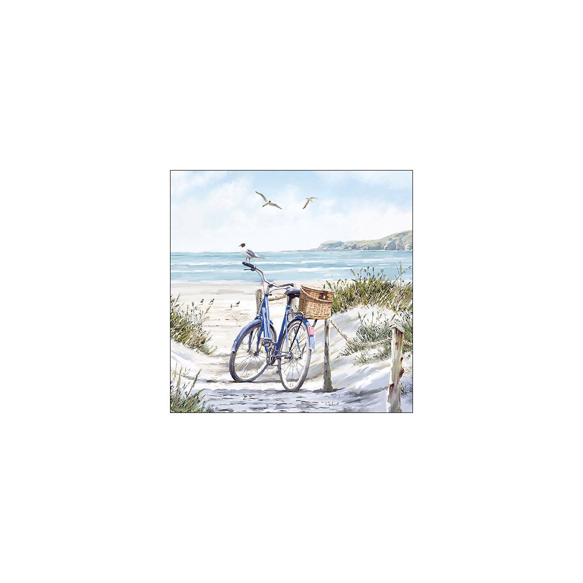 Ambiente Servetten Bike At The Beach 33x33cm