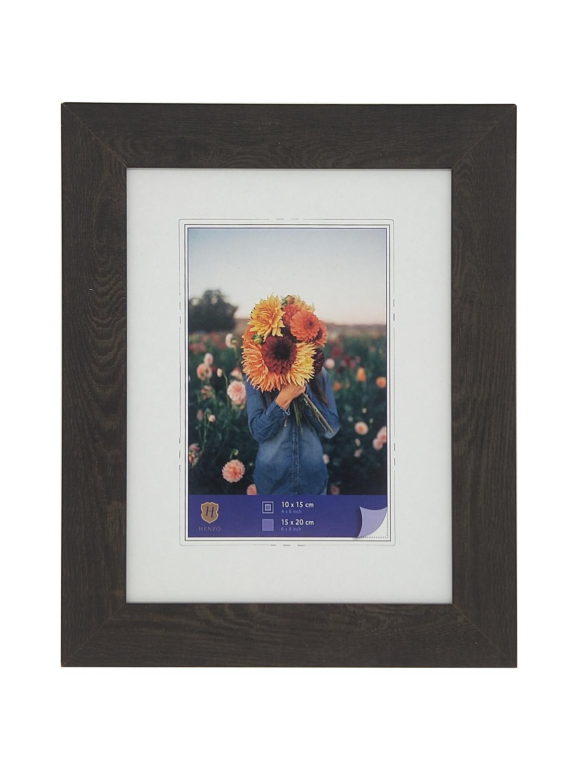 Henzo Fotolijst Dahlia Fotomaat 15x20 Cm Donkerbruin