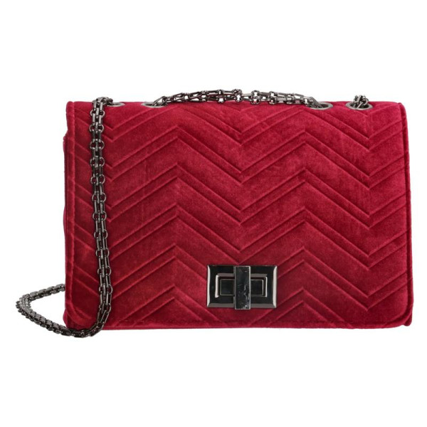 No label lily schoudertas bordeaux rood