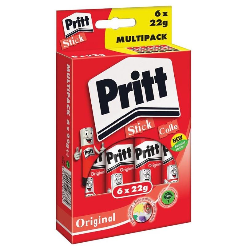 Pritt Lijmstift 5 + 1 GRATIS  6 x 22