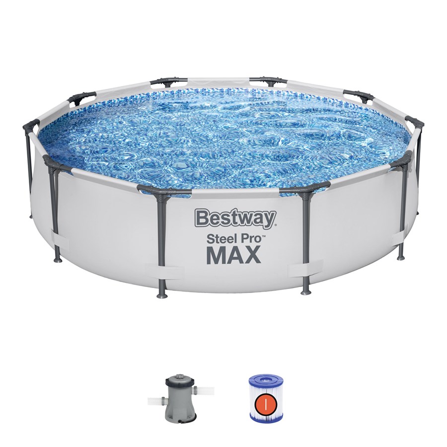 Bestway opzetzwembad Steel Pro Max set rond Ø305cm