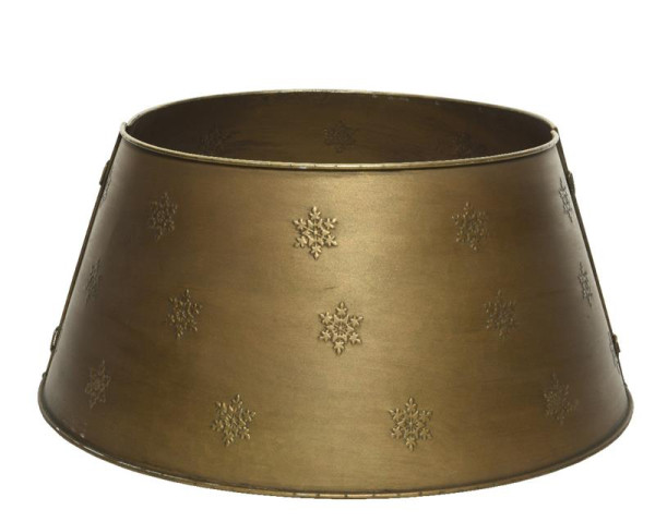 Kerstboomring ijzer dia57cm antiek goud