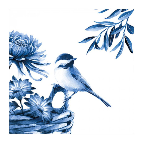 Ambiente Servetten Blue bird 33x33cm