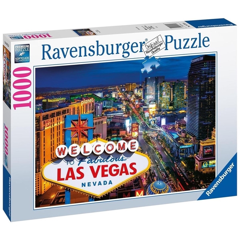 Ravensburger puzzel 1000 stukjes Las Vegas