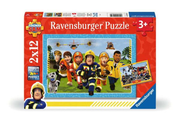 Ravensburger puzzel Fireman Sam 2x12pcs