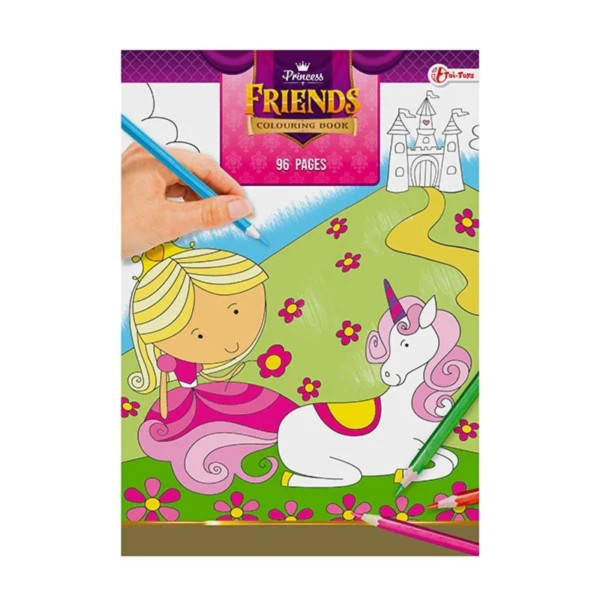 Toi Toys Princess friends kleurboek 96p.