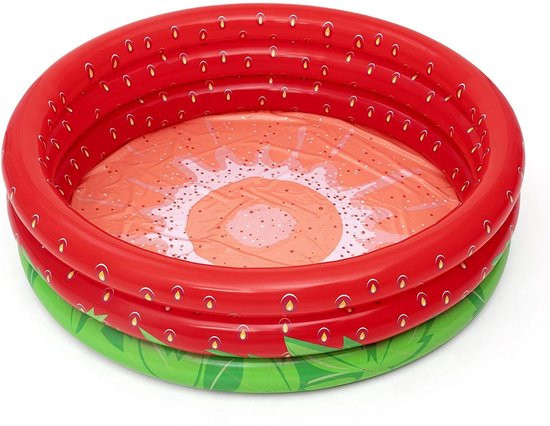 Bestway zwembad 3-rings Aardbei 160x38cm