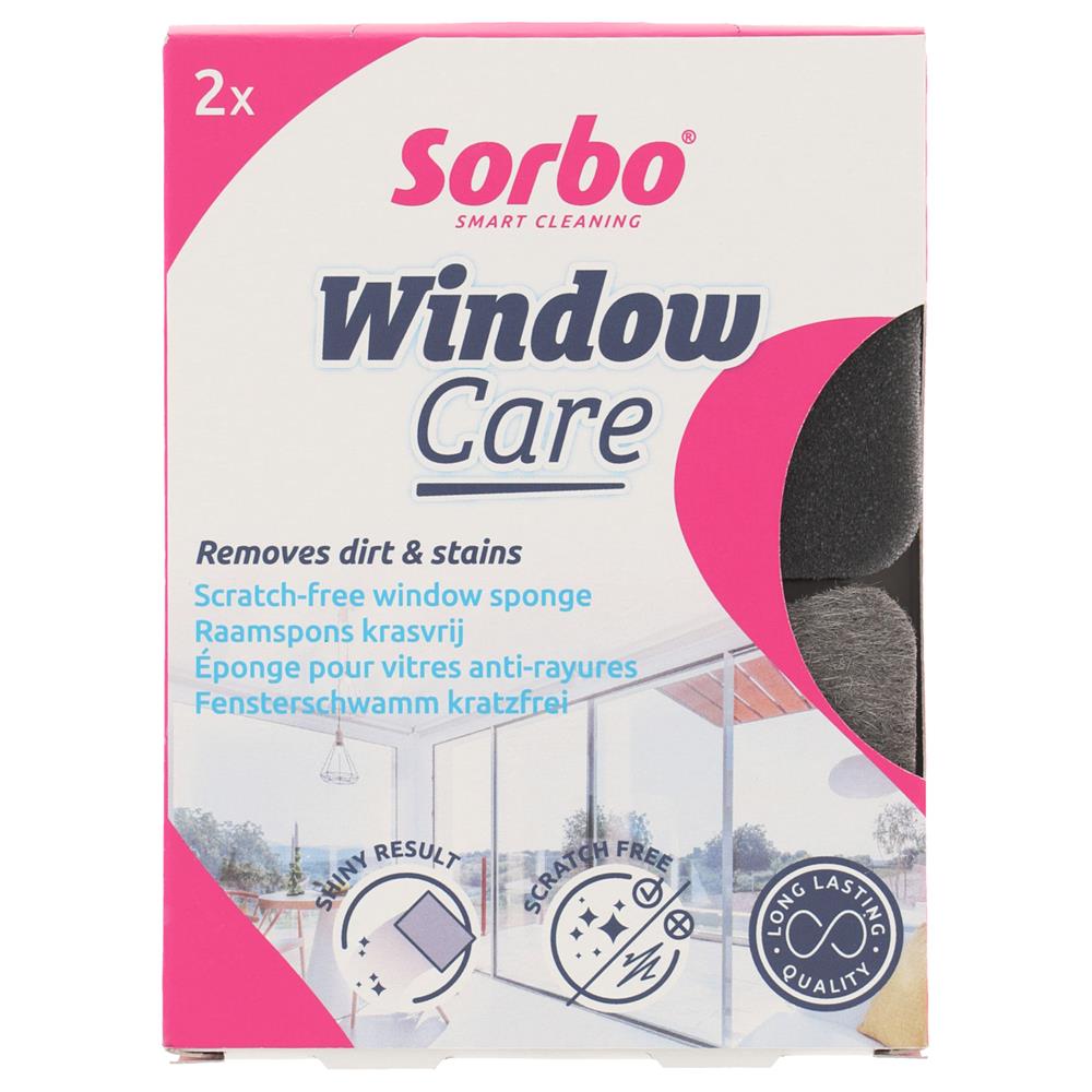 Sorbo Window Care Raamspons Krasvrij Set A 2 Stuks