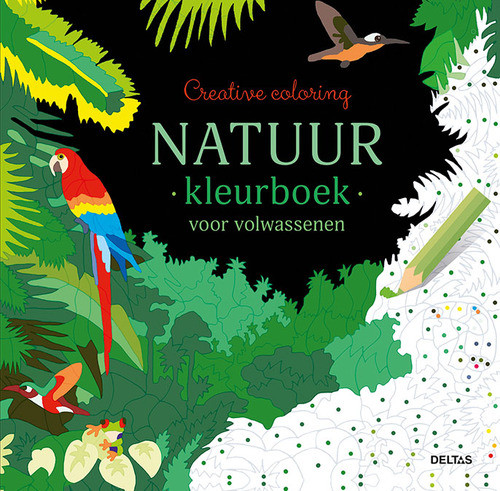 Deltas Natuur kleurboek voor volwassenen