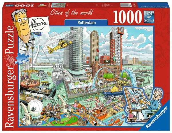 Ravensburger puzzel Fleroux Rotterdam