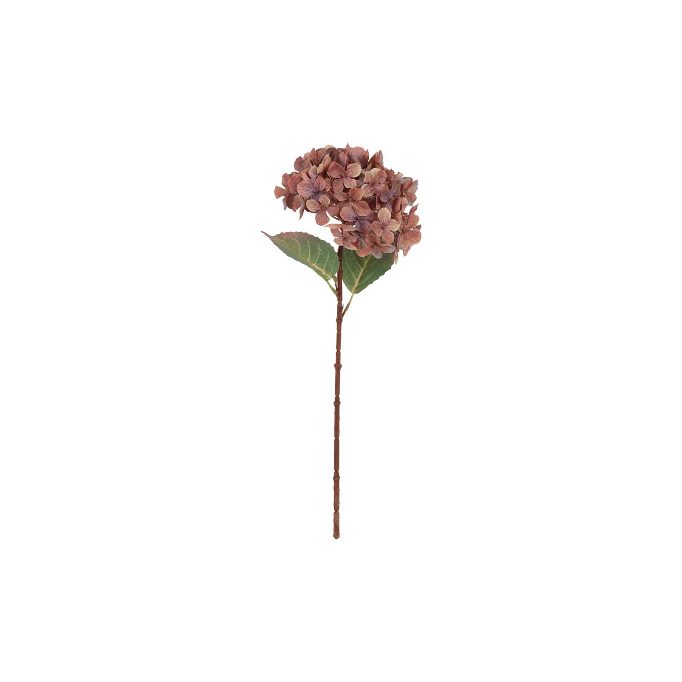 Kunstbloem Aletta Hydrangea Koper 14x14x40cm