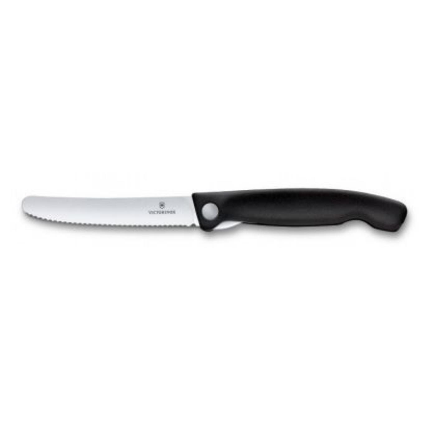 Victorinox Swiss Classic Tomatenmes Inklapbaar 11cm Kartel Zwart