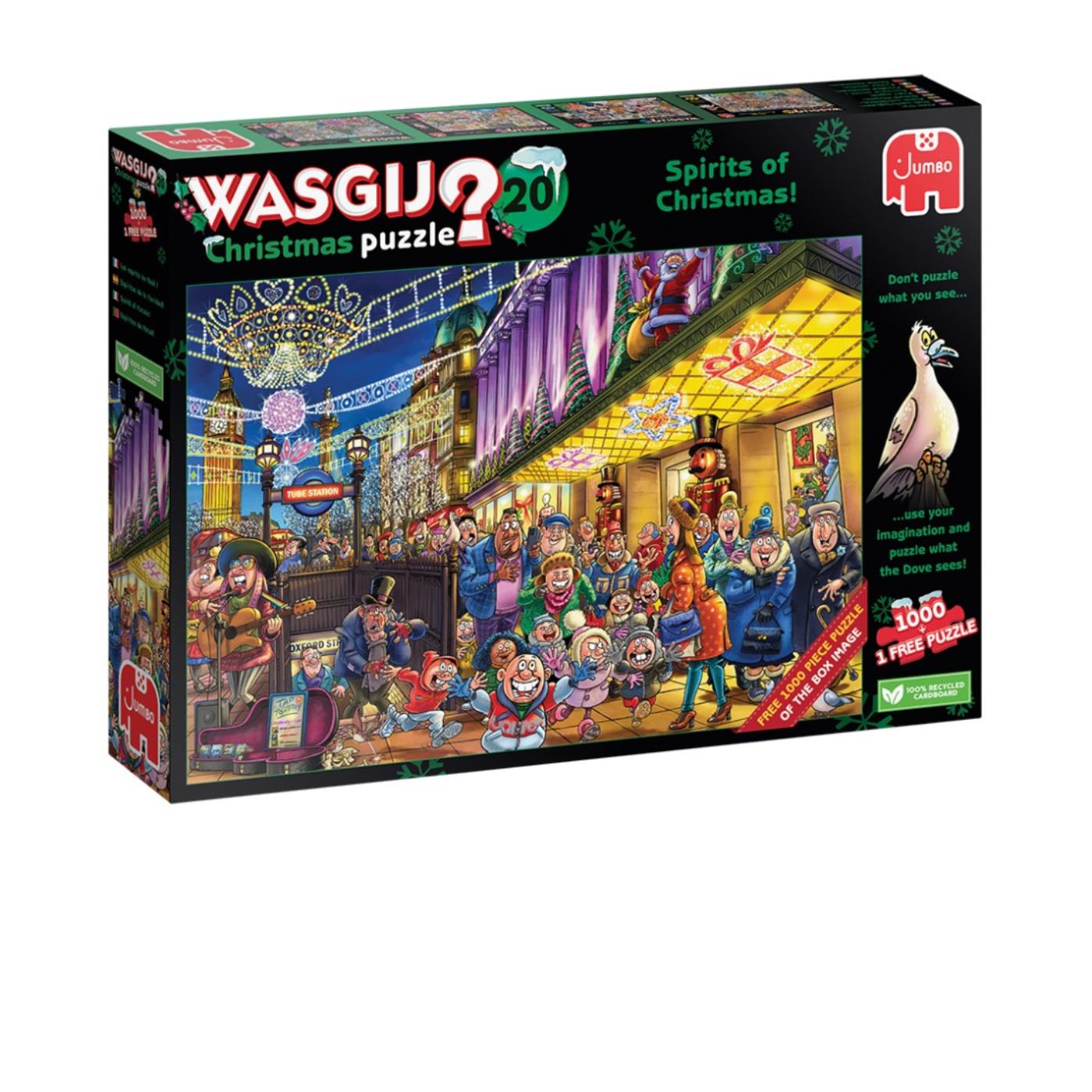 Jumbo Wasgij Puzzel Christmas 20 De Geesten Van Kerstmis! 2x1000 Stukjes